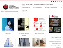 Tablet Screenshot of beingawordsmith.com